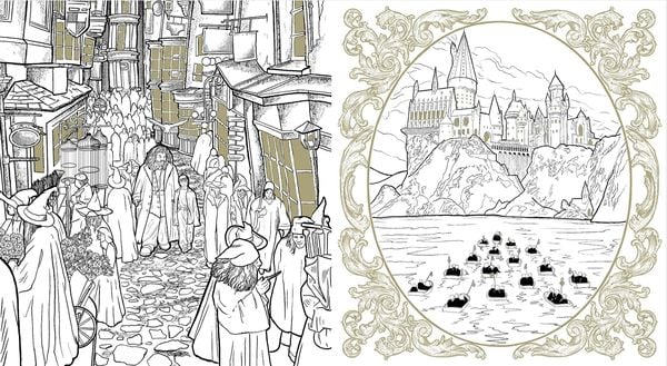 Produktbild: Harry Potter - Zauberhafte Ausmalwelt