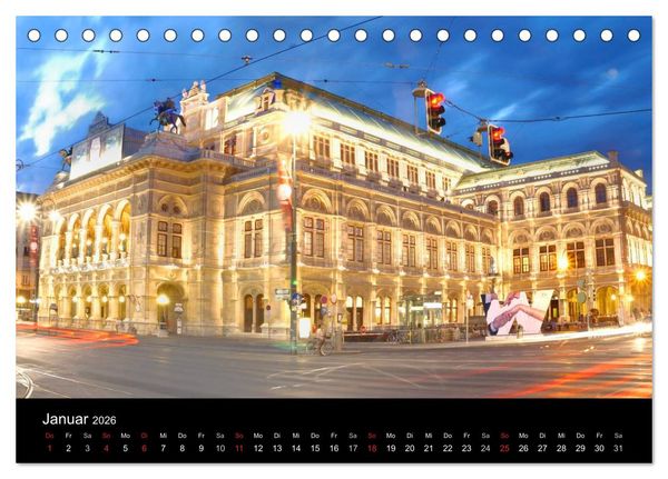 Produktbild: Wien (Tischkalender 2026 DIN A5 quer), CALVENDO Monatskalender