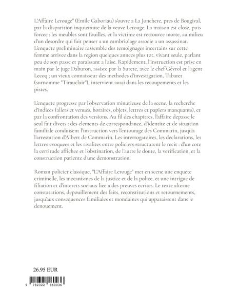 Produktbild: L'Affaire Lerouge