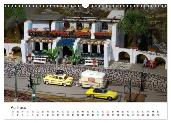 Produktbild: Bella Italia im Modell (Wandkalender 2026 DIN A3 quer), CALVENDO Monatskalender