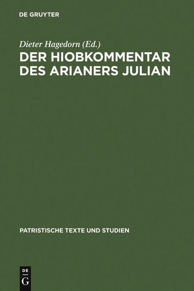 Produktbild: Der Hiobkommentar des Arianers Julian