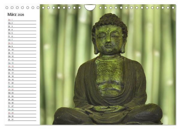 Produktbild: Buddha (Wandkalender 2026 DIN A4 quer), CALVENDO Monatskalender