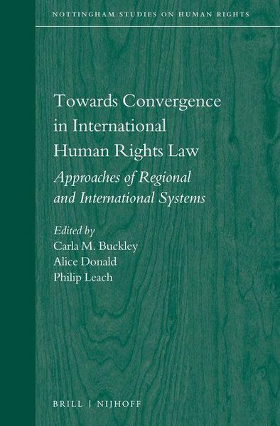 Produktbild: Towards Convergence in International Human Rights Law