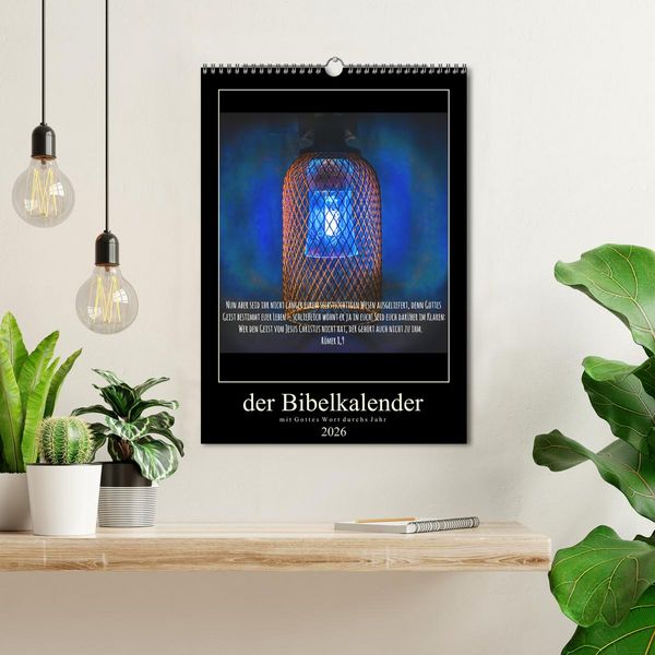 Produktbild: Der Bibelkalender - mit Gottes Wort durchs Jahr (Wandkalender 2026 DIN A3 hoch), CALVENDO Monatskalender