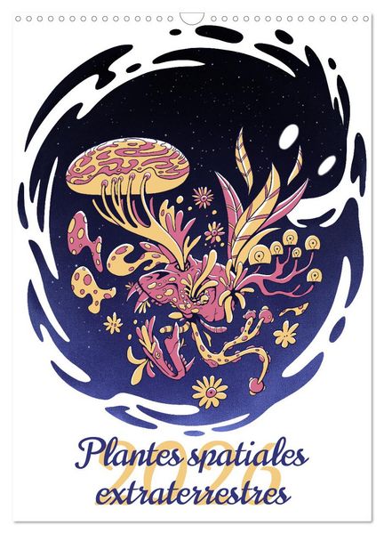 Produktbild: Plantes spatiales extraterrestres (Calendrier mural 2026 DIN A3 horizontal), CALVENDO calendrier mensuel