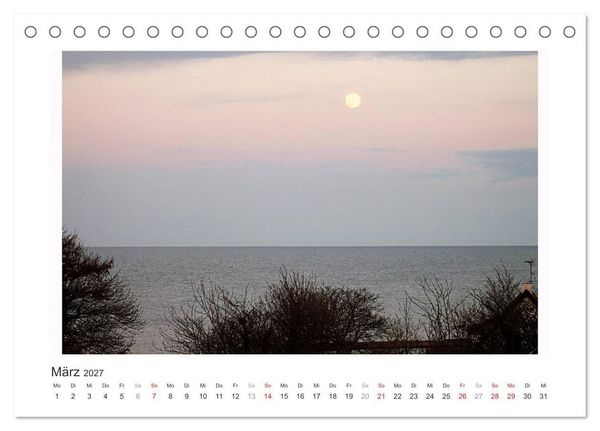 Produktbild: Sonneninsel Bornholm (Tischkalender 2027 DIN A5 quer), CALVENDO Monatskalender