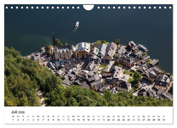 Produktbild: Salzkammergut - Die sch&ouml;nsten Seen Ober&ouml;sterreichs (Wandkalender 2026 DIN A4 quer), CALVENDO Monatskalender