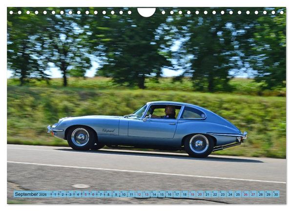 Produktbild: Jaguar E-Type - Die Raubkatze (Wandkalender 2026 DIN A4 quer), CALVENDO Monatskalender