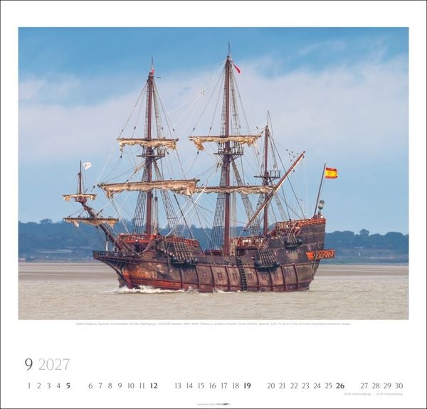 Produktbild: Tall Ships Kalender 2027