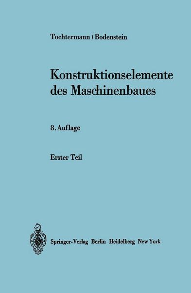 Produktbild: Konstruktionselemente des Maschinenbaues