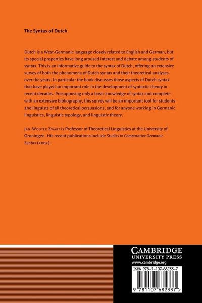 Produktbild: The Syntax of Dutch