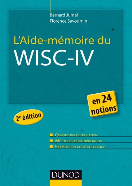 Produktbild: L'Aide-Memoire du Wisc-Iv en 24 Notions (2e Edition)