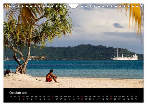 Produktbild: Bora Bora, Paradise islands (Wall Calendar 2026 DIN A4 landscape), CALVENDO 12 Month Wall Calendar