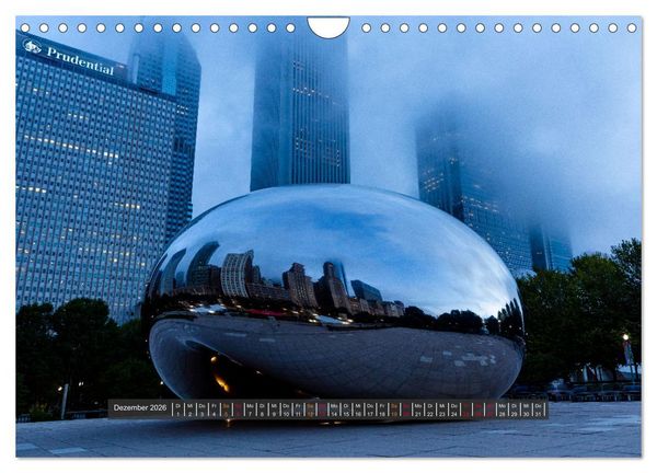 Produktbild: CHICAGO Ungew&ouml;hnliche Momente (Wandkalender 2026 DIN A4 quer), CALVENDO Monatskalender
