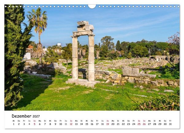 Produktbild: Kos 2027 (Wandkalender 2027 DIN A3 quer), CALVENDO Monatskalender