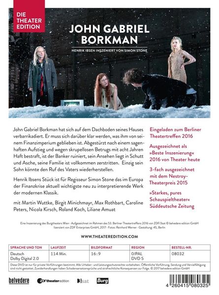 Produktbild: John Gabriel Borkman - Die Theater Edition
