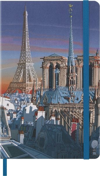 Produktbild: Moleskine I AM the city Paris Notizbuch limitierte Ausgabe, L/A5, liniert, fester Einband