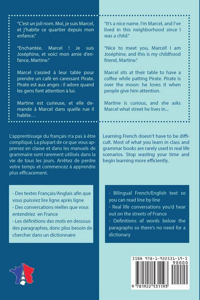 Produktbild: Learn French With Short Stories - Fifteen Beginner Stories With Parallel French And English Text