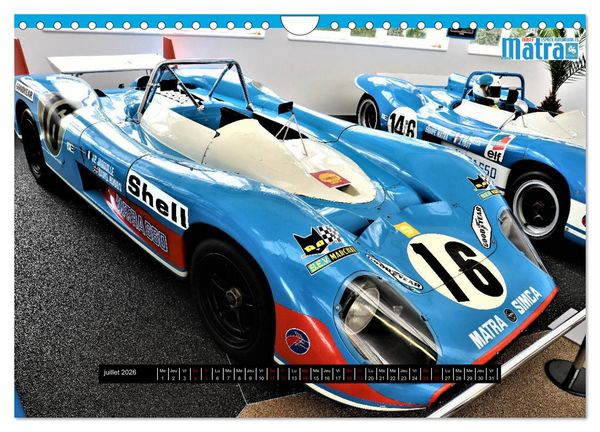 Produktbild: Matra en comp&eacute;tition (Calendrier mural 2026 DIN A4 vertical), CALVENDO calendrier mensuel