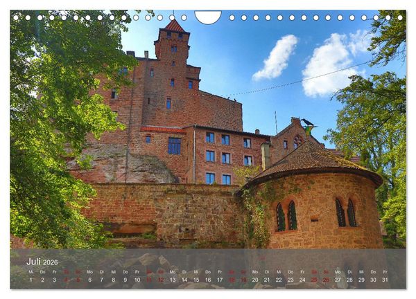 Produktbild: Wanderparadies S&uuml;dpfalz (Wandkalender 2026 DIN A4 quer), CALVENDO Monatskalender