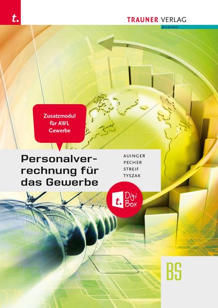 Produktbild: Personalverrechnung f&uuml;r das Gewerbe - Zusatzmodul Angewandte Wirtschaftslehre + TRAUNER-DigiBox