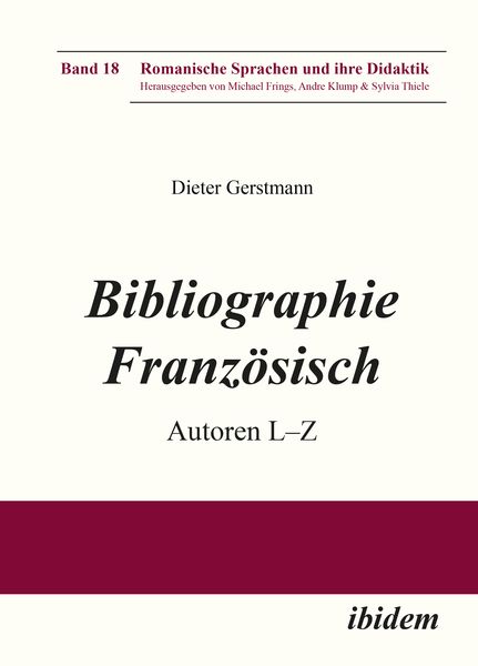 Produktbild: Bibliographie Franz&ouml;sisch