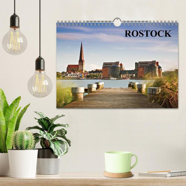 Produktbild: Rostock (Wandkalender 2026 DIN A4 quer), CALVENDO Monatskalender