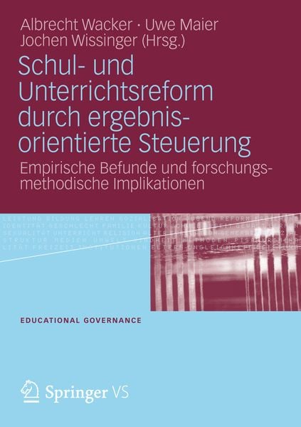 Produktbild: Schul- und Unterrichtsreform durch ergebnisorientierte Steuerung