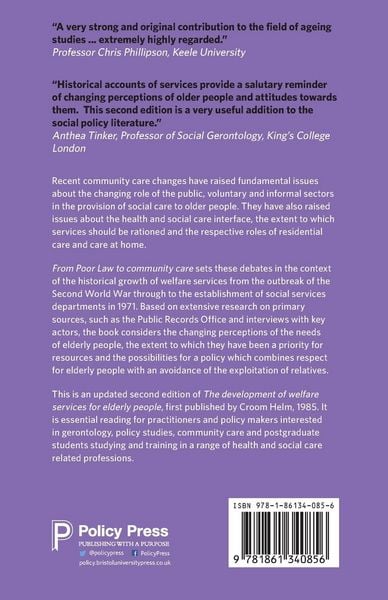 Produktbild: From Poor Law to community care