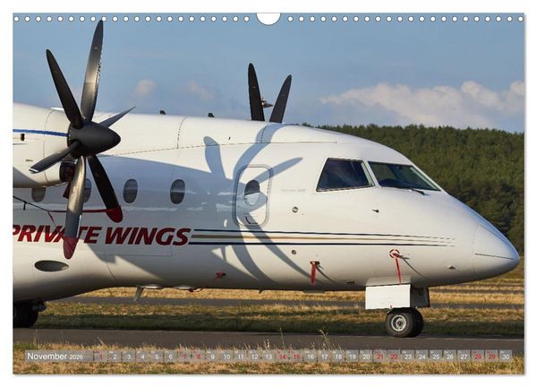 Produktbild: Flugzeuge und Hubschrauber im Portr&auml;t (Wandkalender 2026 DIN A3 quer), CALVENDO Monatskalender