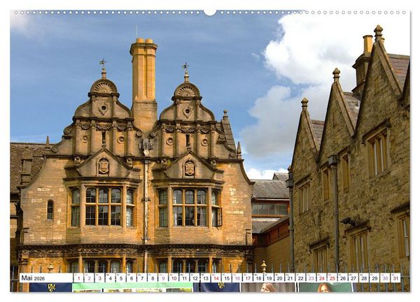 Produktbild: Oxford - die Harry Potter Stadt (Wandkalender 2026 DIN A2 quer), CALVENDO Monatskalender