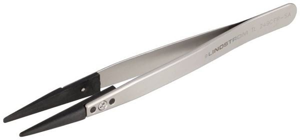 Produktbild: Lindstr&ouml;m TL 249CFR-SA ESD Pinzette 249CF Flach-rund 130mm
