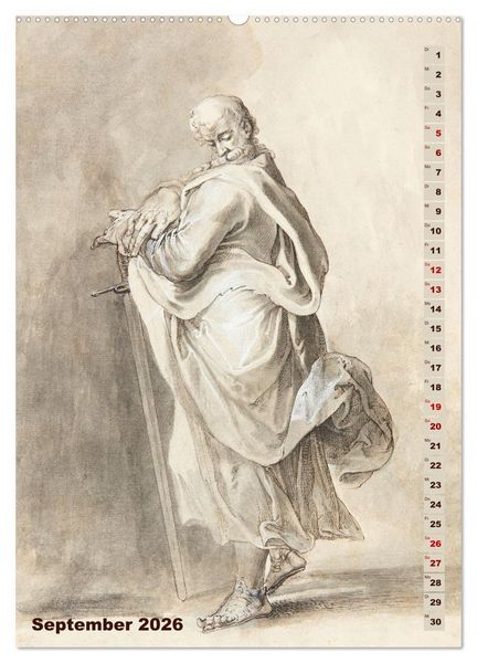 Produktbild: Jesus und die zw&ouml;lf Apostel (hochwertiger Premium Wandkalender 2026 DIN A2 hoch), Kunstdruck in Hochglanz