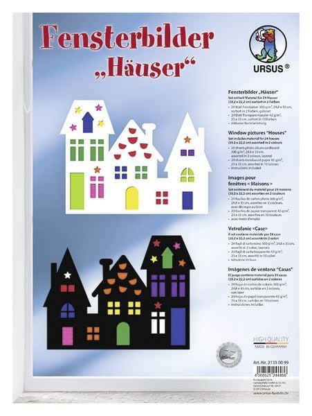 Produktbild: URSUS Fensterbilder "H&auml;user"