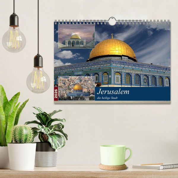 Produktbild: Jerusalem, die heilige Stadt (Wandkalender 2026 DIN A4 quer), CALVENDO Monatskalender