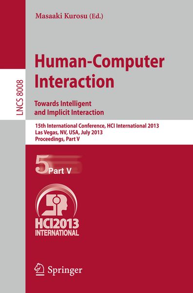 Produktbild: Human-Computer Interaction: Towards Intelligent and Implicit Interaction