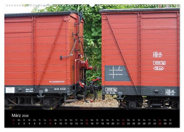 Produktbild: Ein Jahr mit der Schmalspurbahn aus Zittau (hochwertiger Premium Wandkalender 2026 DIN A2 quer), Kunstdruck in Hochglanz
