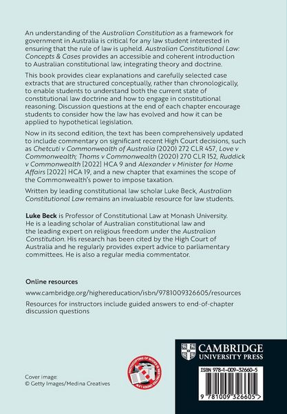 Produktbild: Australian Constitutional Law