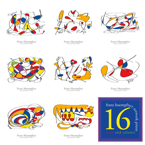 Produktbild: 16 Artworks - lines and colours