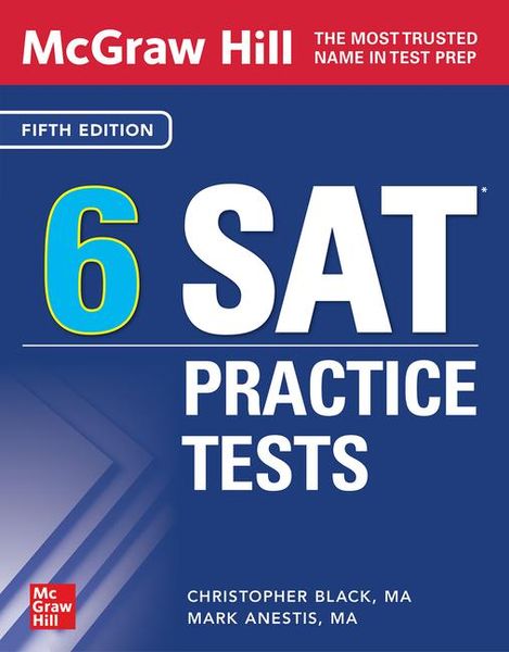 Produktbild: McGraw Hill 6 SAT Practice Tests, Fifth Edition