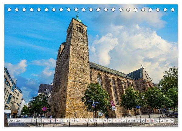 Produktbild: Magdeburg Impressionen (Tischkalender 2026 DIN A5 quer), CALVENDO Monatskalender