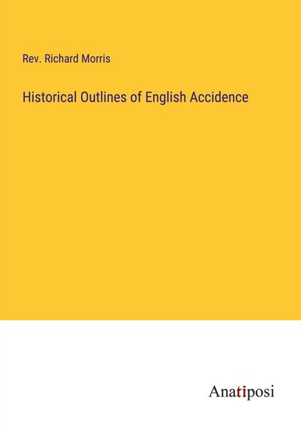 Produktbild: Historical Outlines of English Accidence