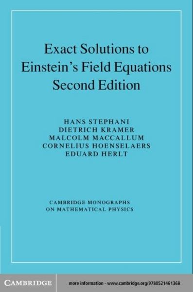 Produktbild: Exact Solutions of Einstein's Field Equations