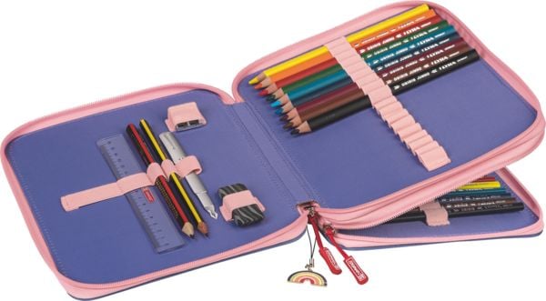 Produktbild: Brunnen Federm&auml;ppchen XXL Magic Rainbow &brvbar; 2 Rei&szlig;verschl&uuml;sse, gelb