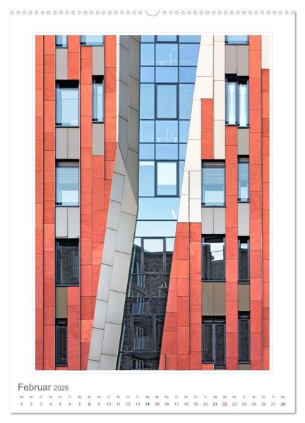 Produktbild: Architektur. eindrucksvolle Fassaden (hochwertiger Premium Wandkalender 2026 DIN A2 hoch), Kunstdruck in Hochglanz