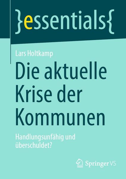 Produktbild: Die aktuelle Krise der Kommunen