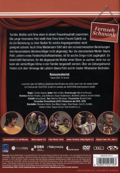 Produktbild: Heiraten weiblich (DDR TV-Archiv)