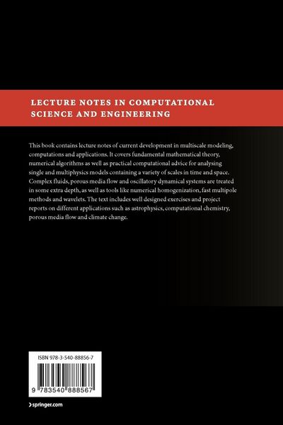Produktbild: Multiscale Modeling and Simulation in Science