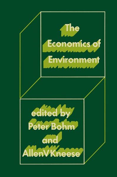 Produktbild: The Economics of Environment
