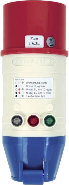 Produktbild: Testboy TV 432 Steckdosentester LED